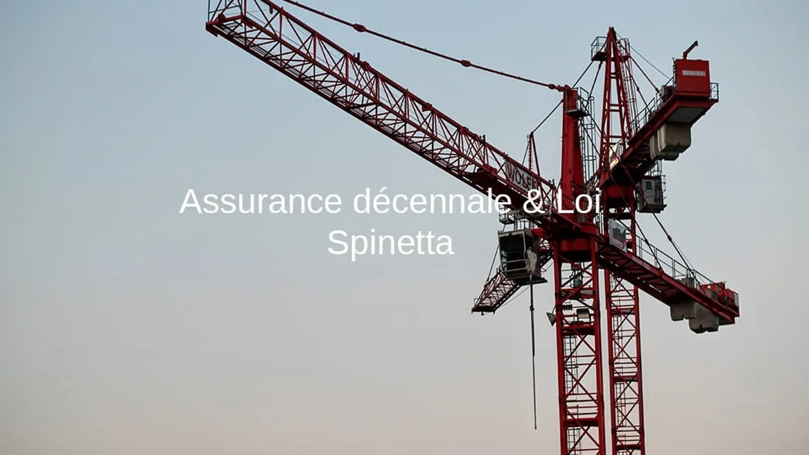 assurance decennale definition