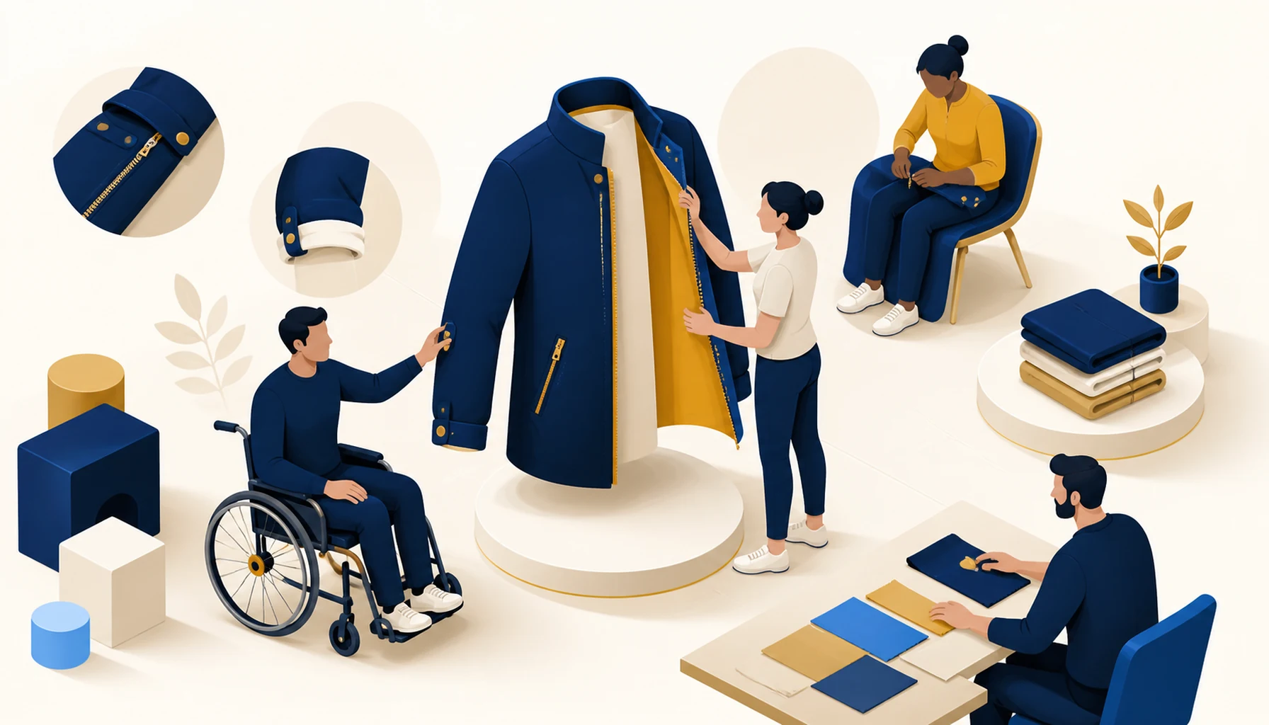 Vidéo : l'importance de l'autonomie des personnes en situation de handicap, découvrez comment une entreprise repense les vêtements pour faciliter leur quotidien