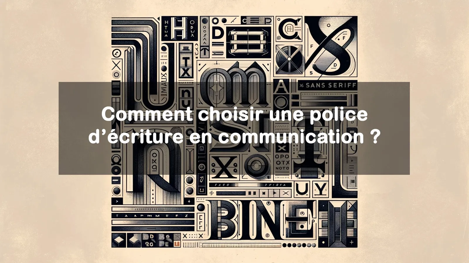 choisir une police d’écriture en communication