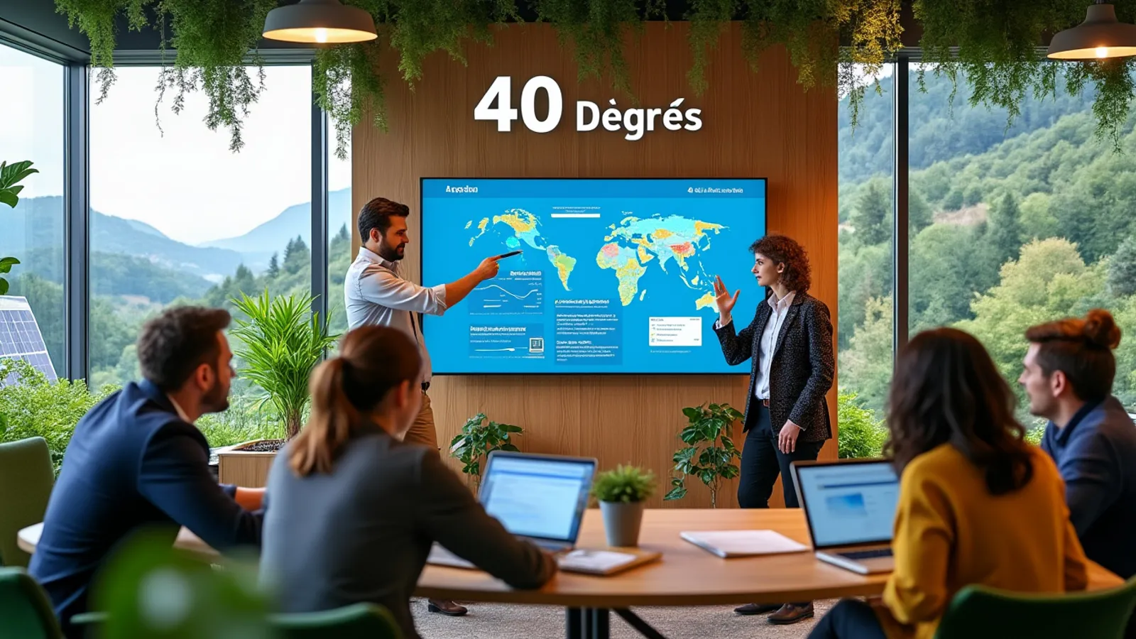découvrez comment l'entreprise 40 degrés, située en mayenne, s'engage activement pour sensibiliser le plus grand nombre aux enjeux climatiques et promouvoir des solutions durables.