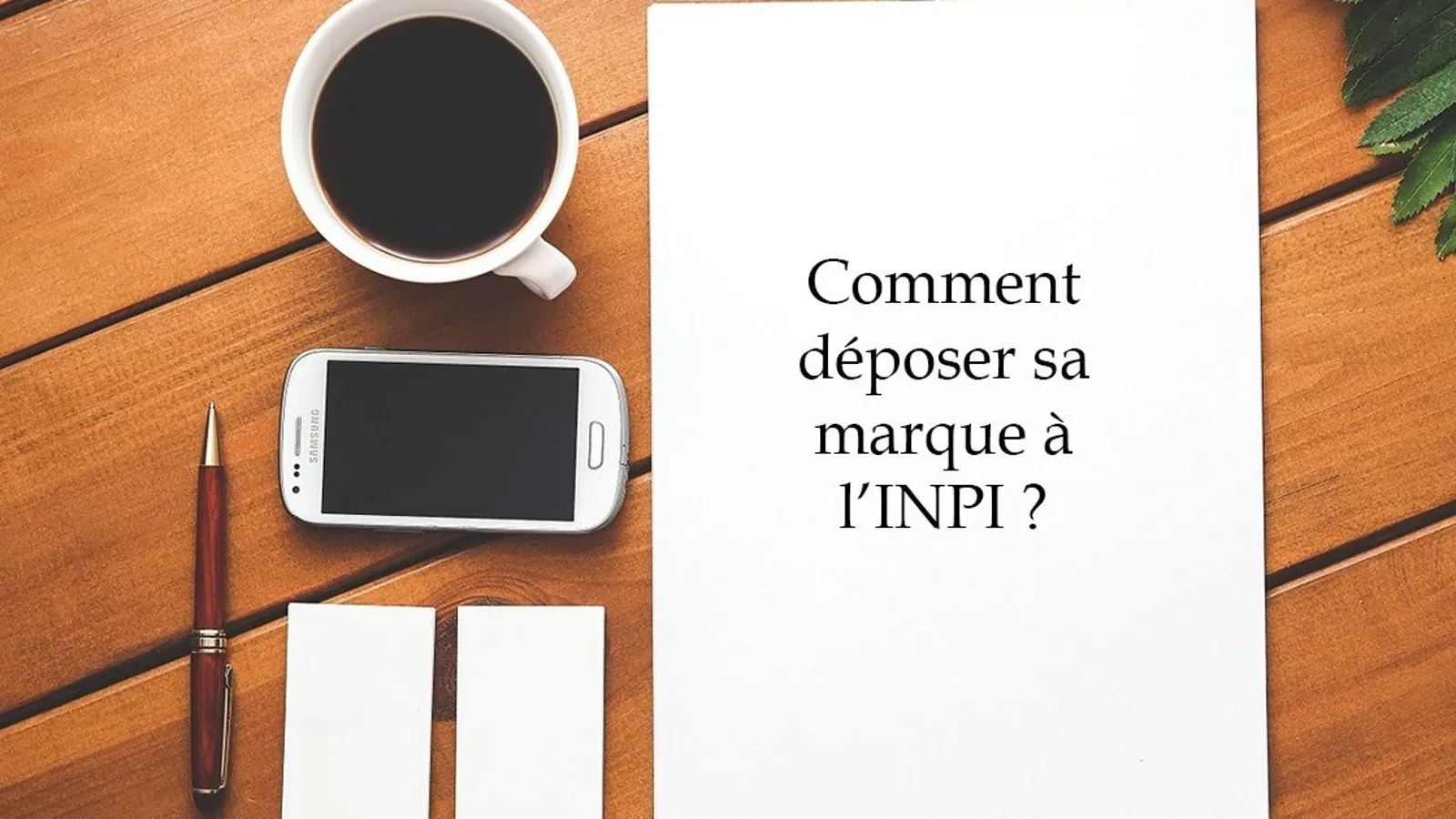 deposer une marque a l inpi