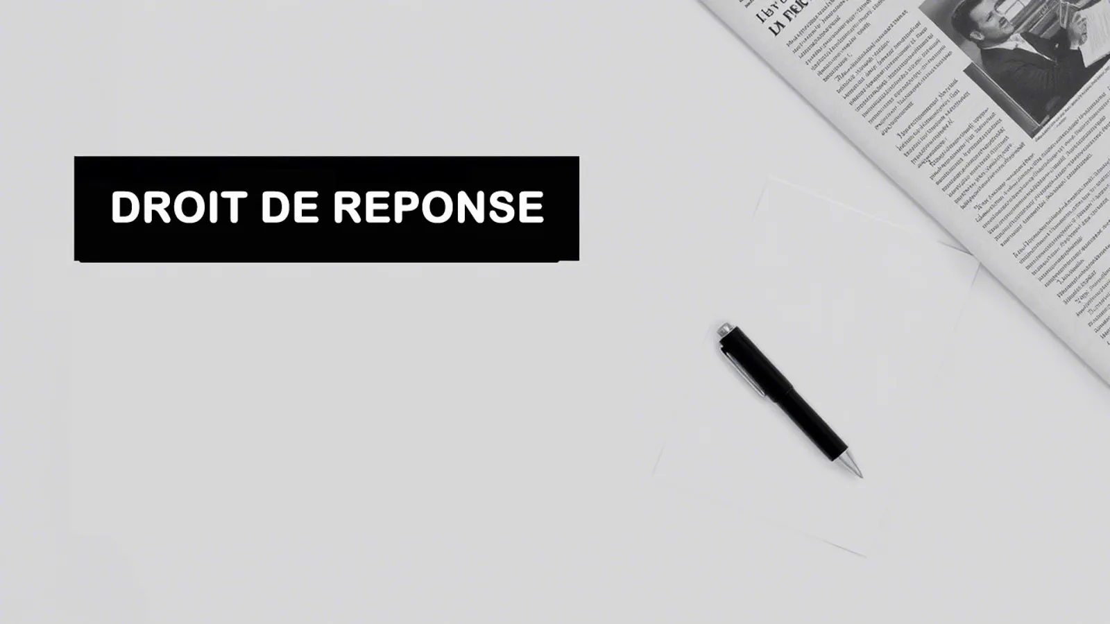 droit de reponse