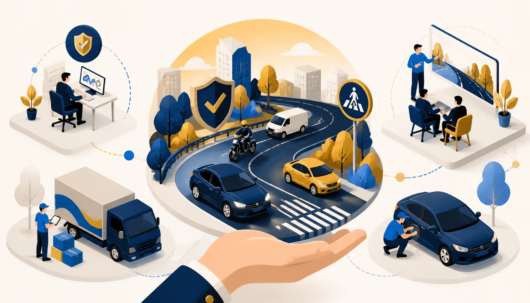 Les entreprises au service de la sécurité routière