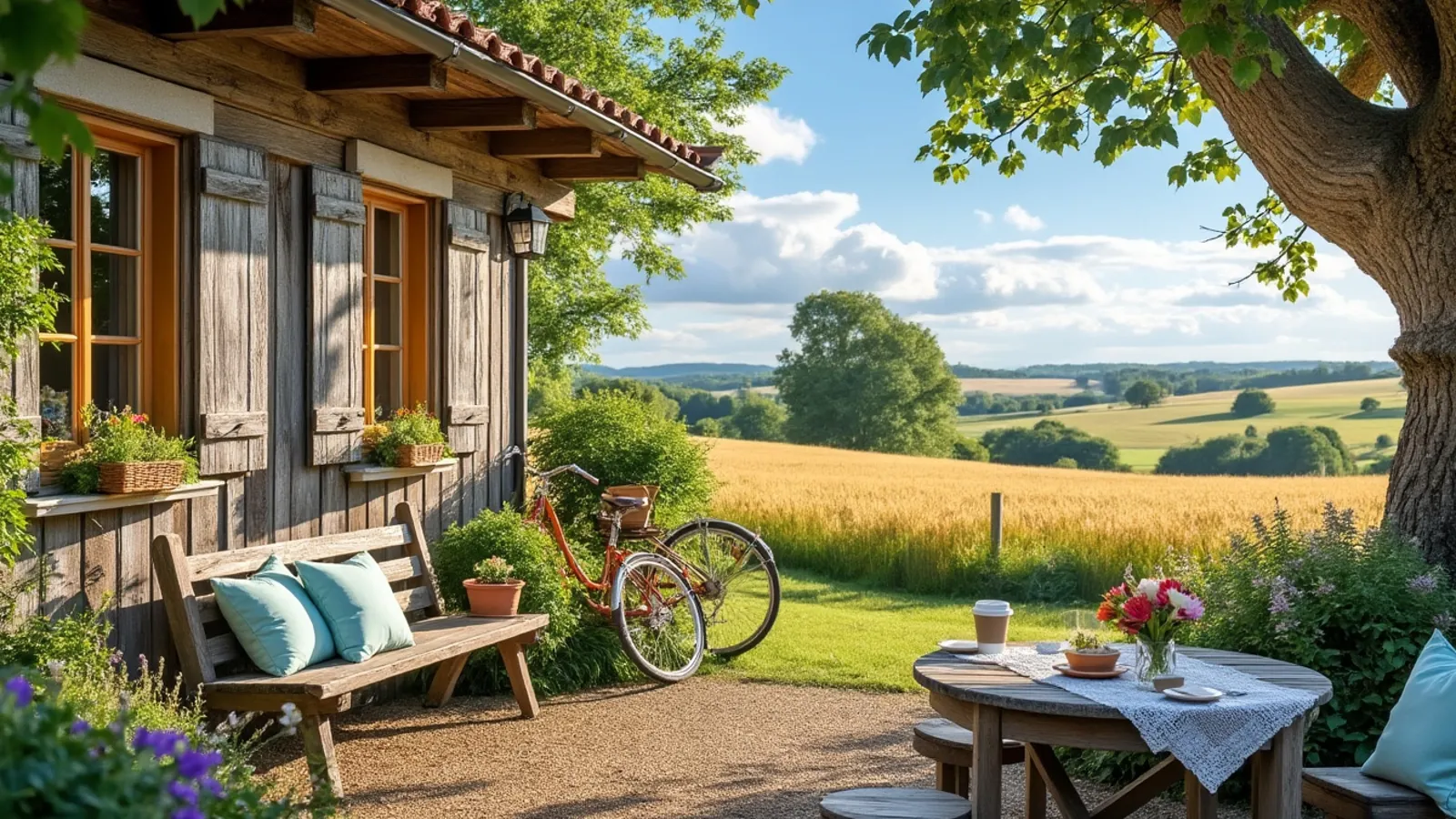 plongez dans l'univers enchanteur du gîte la fée merlantine, un refuge idyllique au sein d'une entreprise familiale à merlas. idéal pour une escapade relaxante, ce gîte vous offre tranquillité et confort, en harmonie avec la nature environnante.