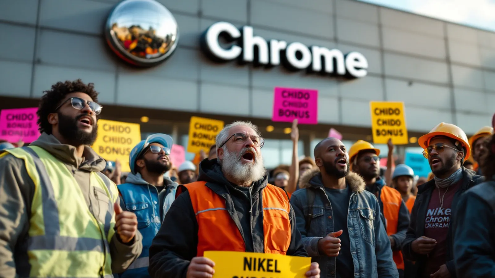 découvrez les raisons de la grève des employés de nikel chrome ce lundi, qui revendiquent une prime chido et des conditions de travail améliorées. une mobilisation qui souligne l'importance de l'amélioration des conditions de travail dans le secteur.