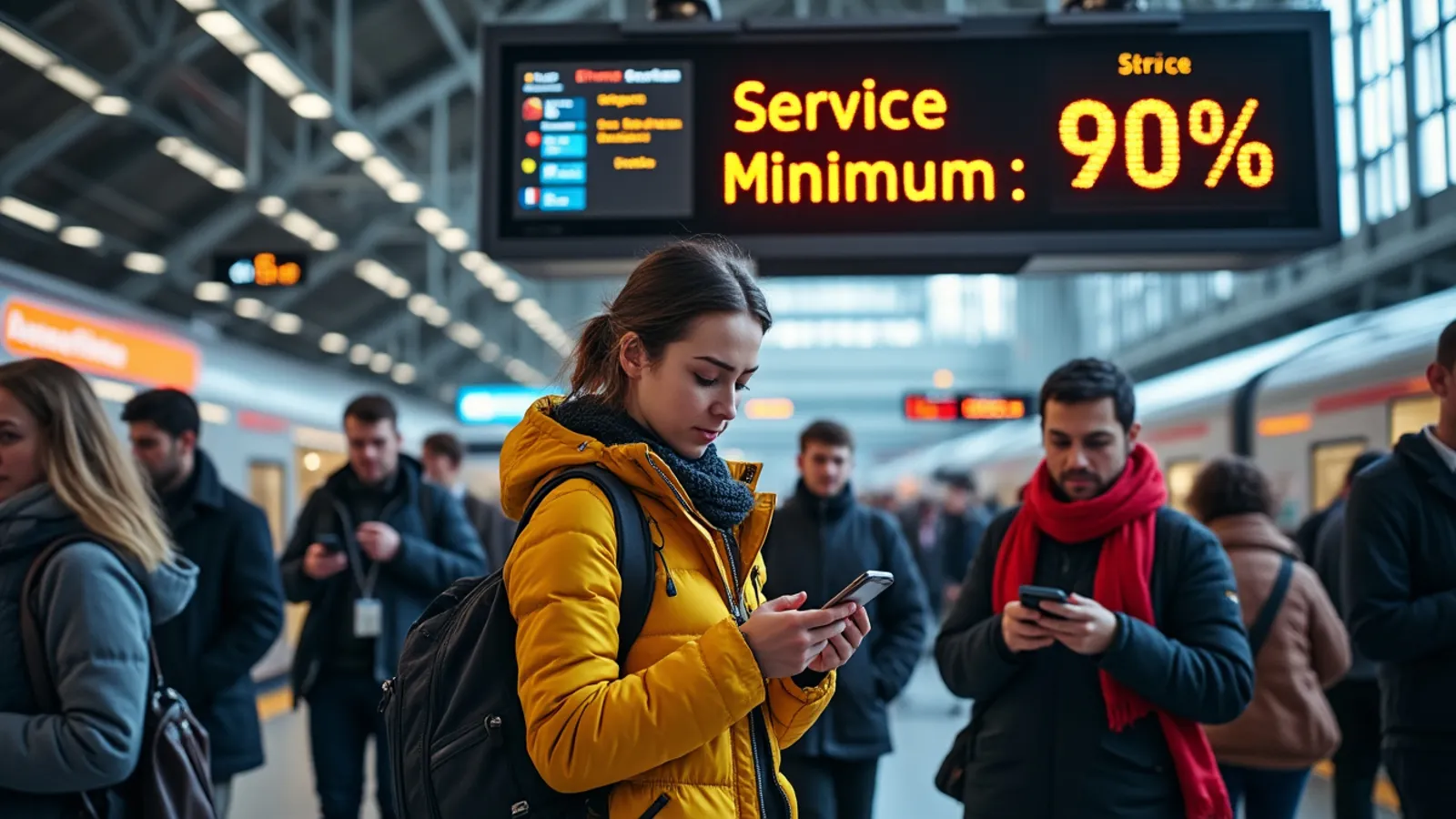découvrez les dernières informations sur la grève à la sncf, où le pdg annonce un service minimum garantissant 90 % des trains en circulation ce week-end. restez informé des conditions de transport et de l'impact sur vos trajets.
