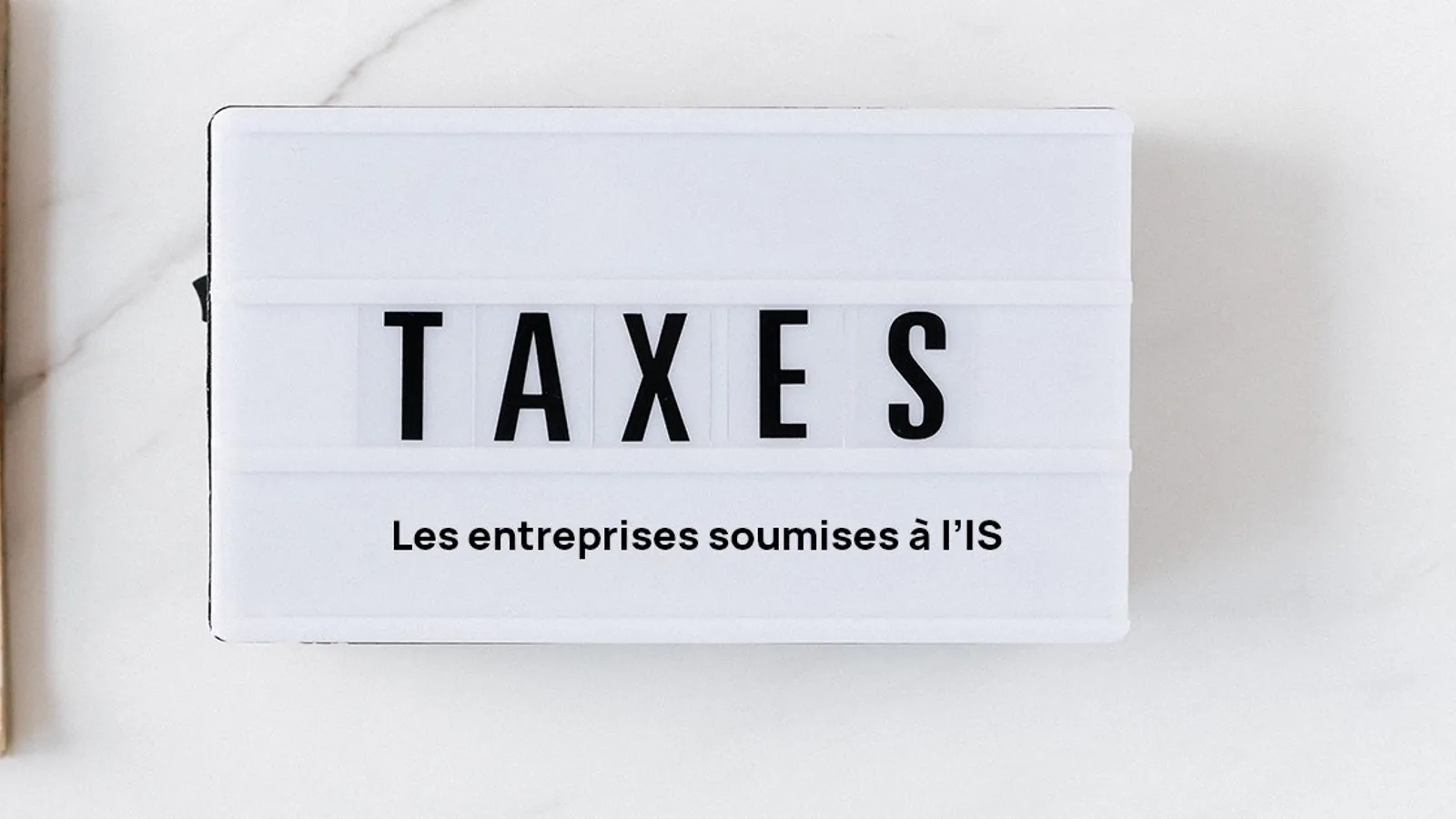 entreprises soumises a l impot sur les societes