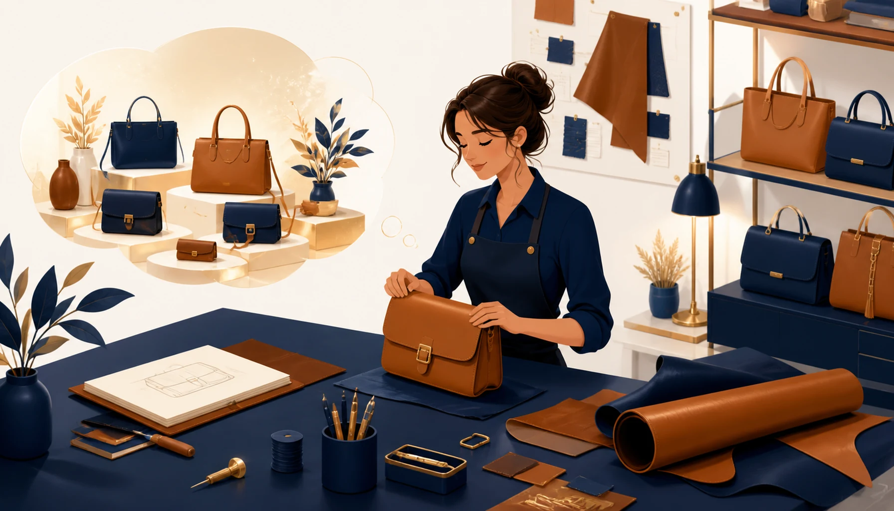 découvrez l'histoire inspirante de juliette quesnot, une jeune entrepreneuse de 28 ans qui réalise son rêve en lançant sa propre marque de maroquinerie à ouistreham. passionnée par le cuir, elle allie savoir-faire artisanal et créativité pour offrir des créations uniques.