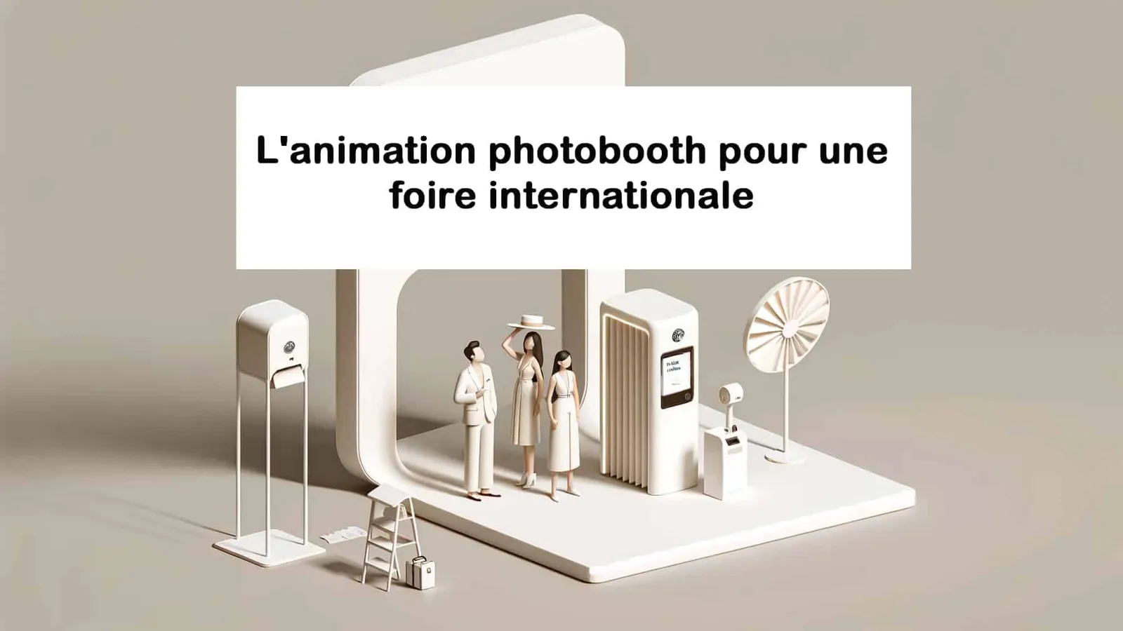 L'animation photobooth pour une foire internationale