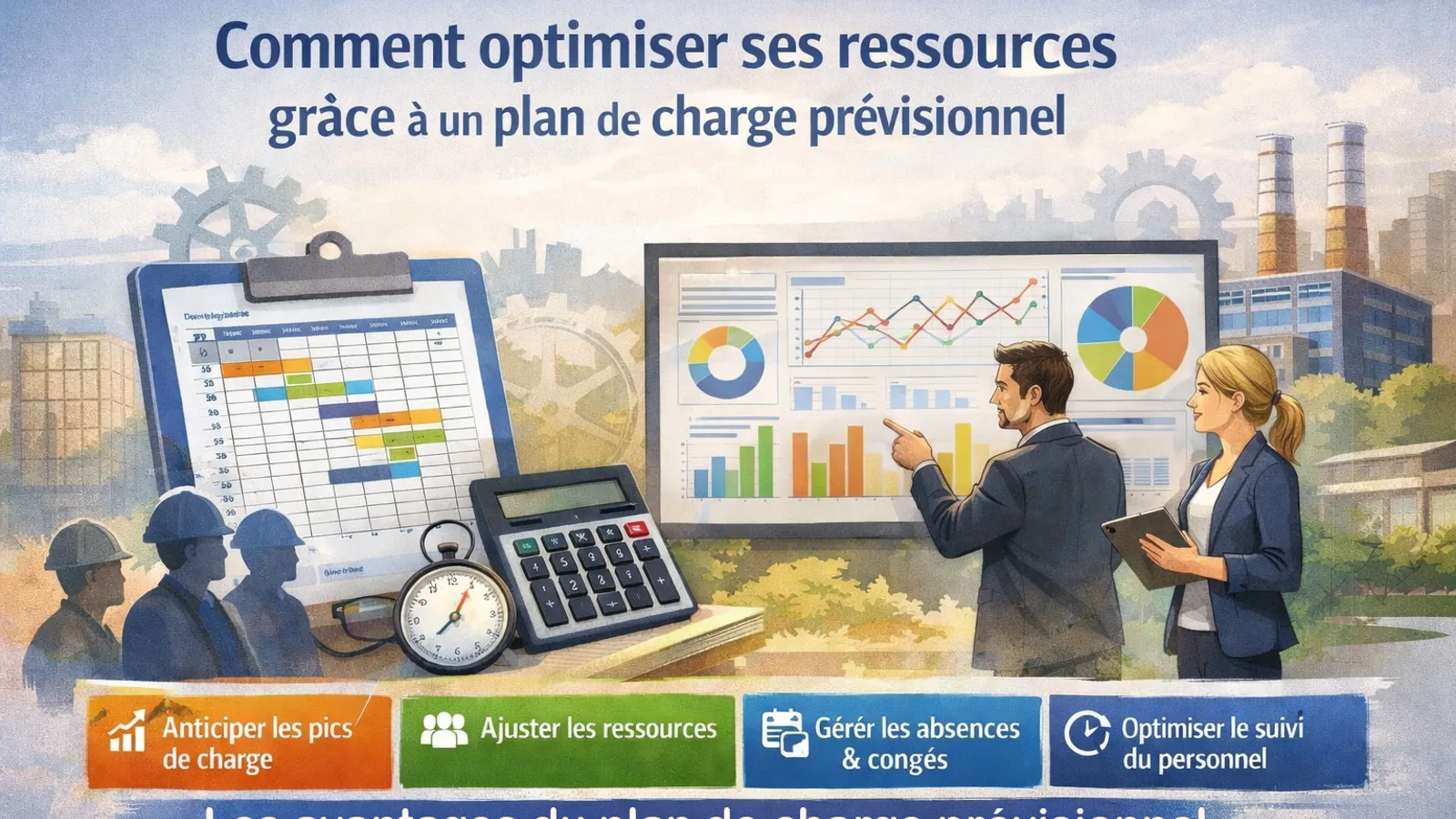 optimiser ressources plan charge previsionnel