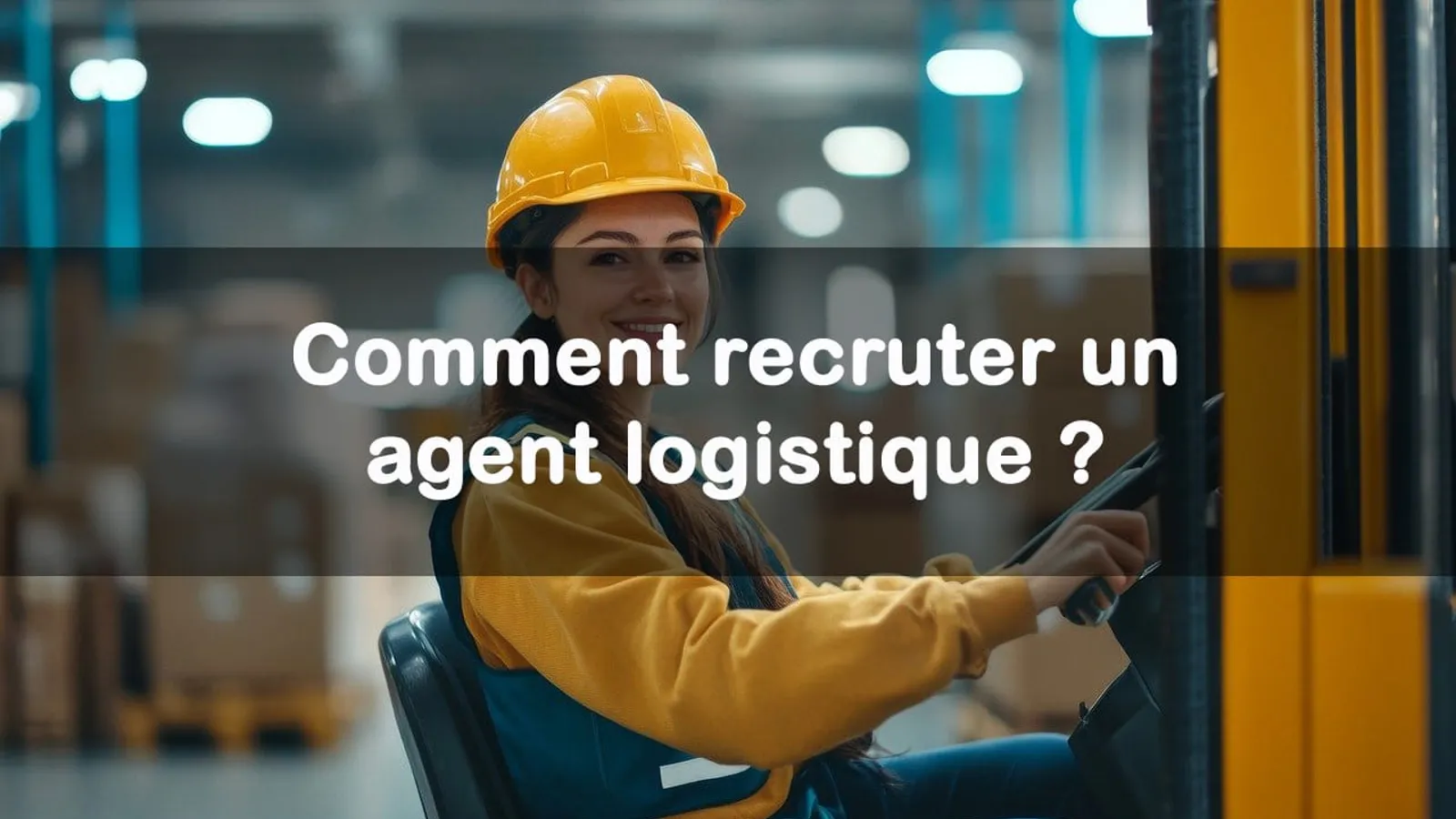 recruter un agent logistique