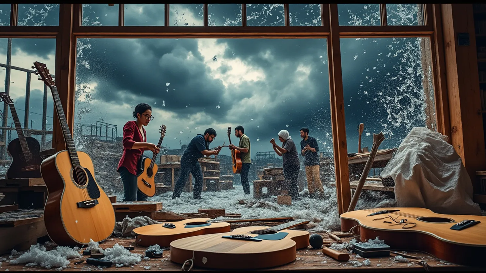 découvrez comment une entreprise de guitare a su faire face à une tempête de grêle, surmontant les obstacles avec résilience et détermination. une histoire inspirante de courage et d'innovation dans le monde de la musique.