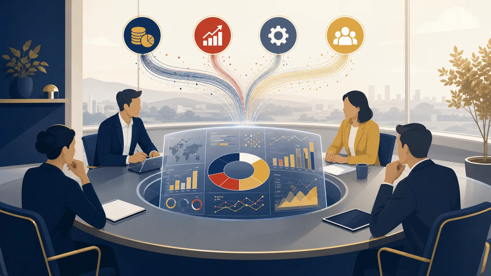 Système décisionnel réunissant finance, ventes et opérations