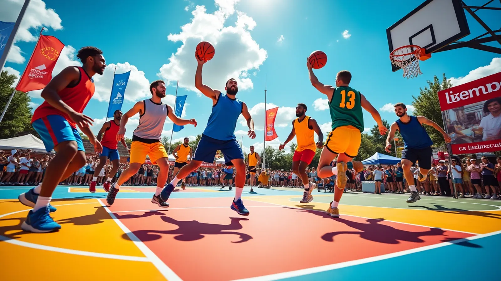 participez au premier tournoi de basketball d'entreprise à saint-christophe-vallon ! avec dix équipes en compétition, cet événement promet des moments de convivialité et d'intensité sportive. rejoignez-nous pour soutenir les équipes et vivre des rencontres passionnantes !