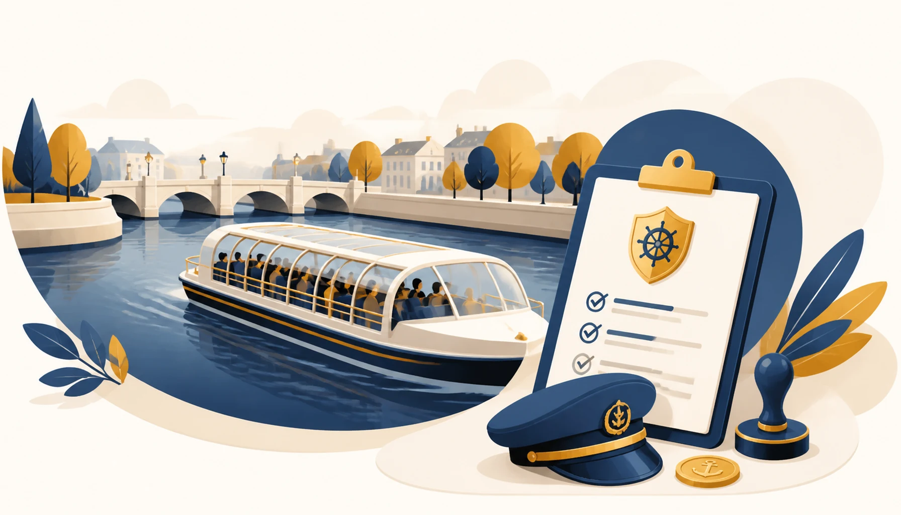 Proposer des visites touristiques en bateau-mouche : règles et licences