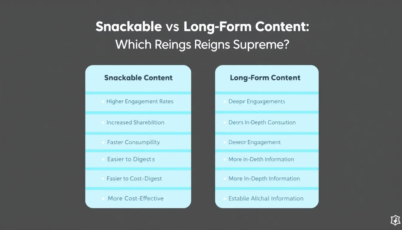 découvrez le concept de 'snack content' en communication digitale, une approche innovante qui privilégie des contenus courts et engageants pour capter l'attention des internautes. idéal pour les marques souhaitant optimiser leur visibilité et interaction sur les réseaux sociaux.