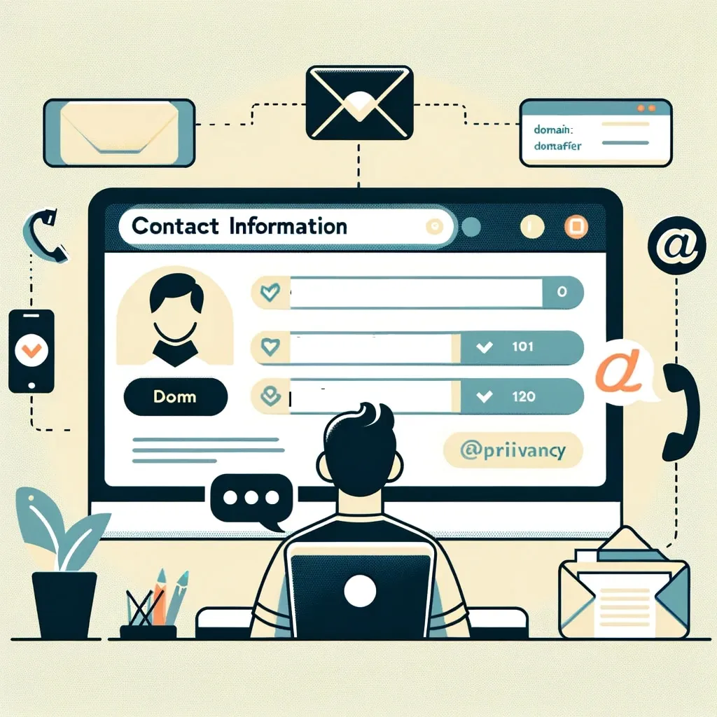 préparer les informations de contact