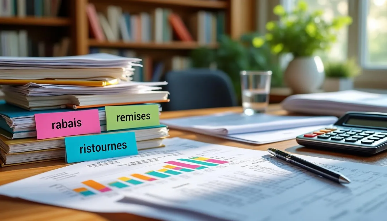 découvrez comment comptabiliser efficacement les escomptes, incluant rabais, remises et ristournes, pour optimiser votre gestion financière. apprenez les meilleures pratiques et les implications fiscales pour une comptabilité claire et précise.