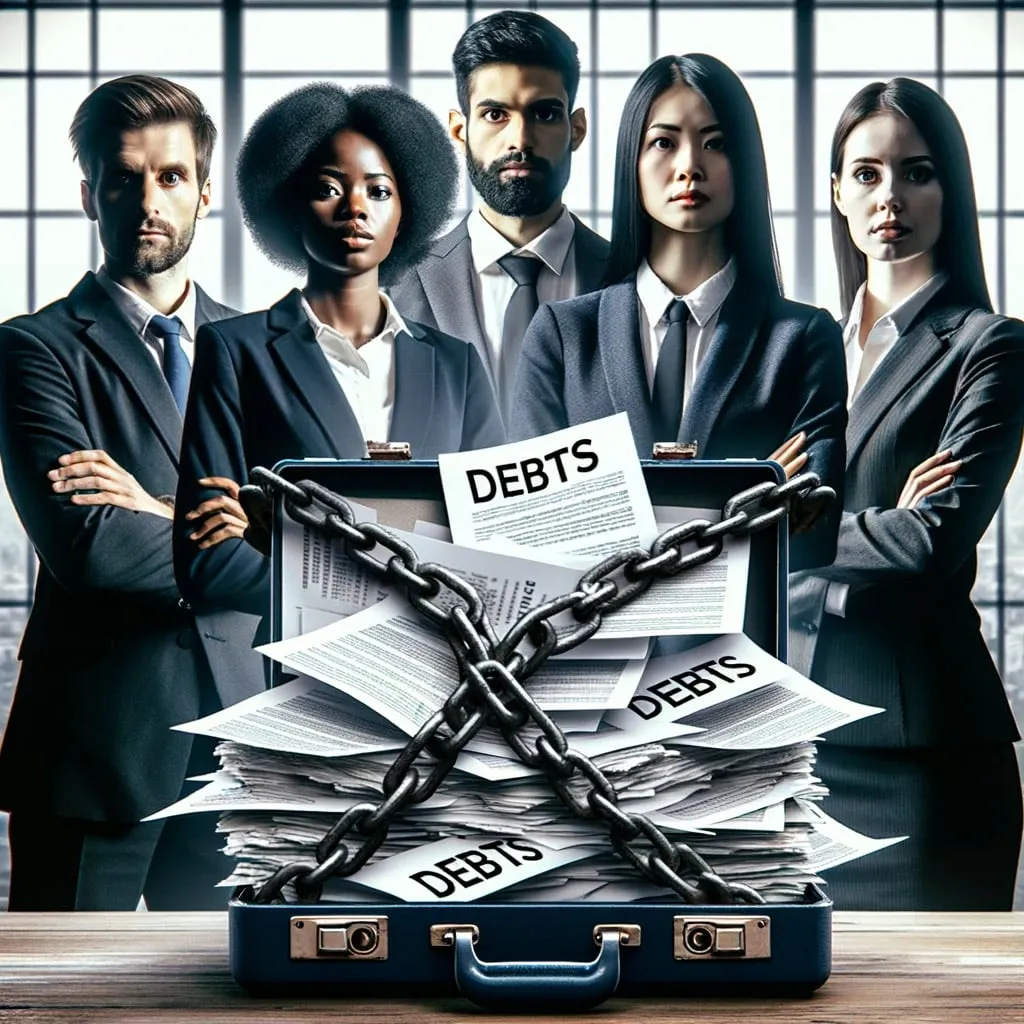 la responsabilité au niveau des dettes