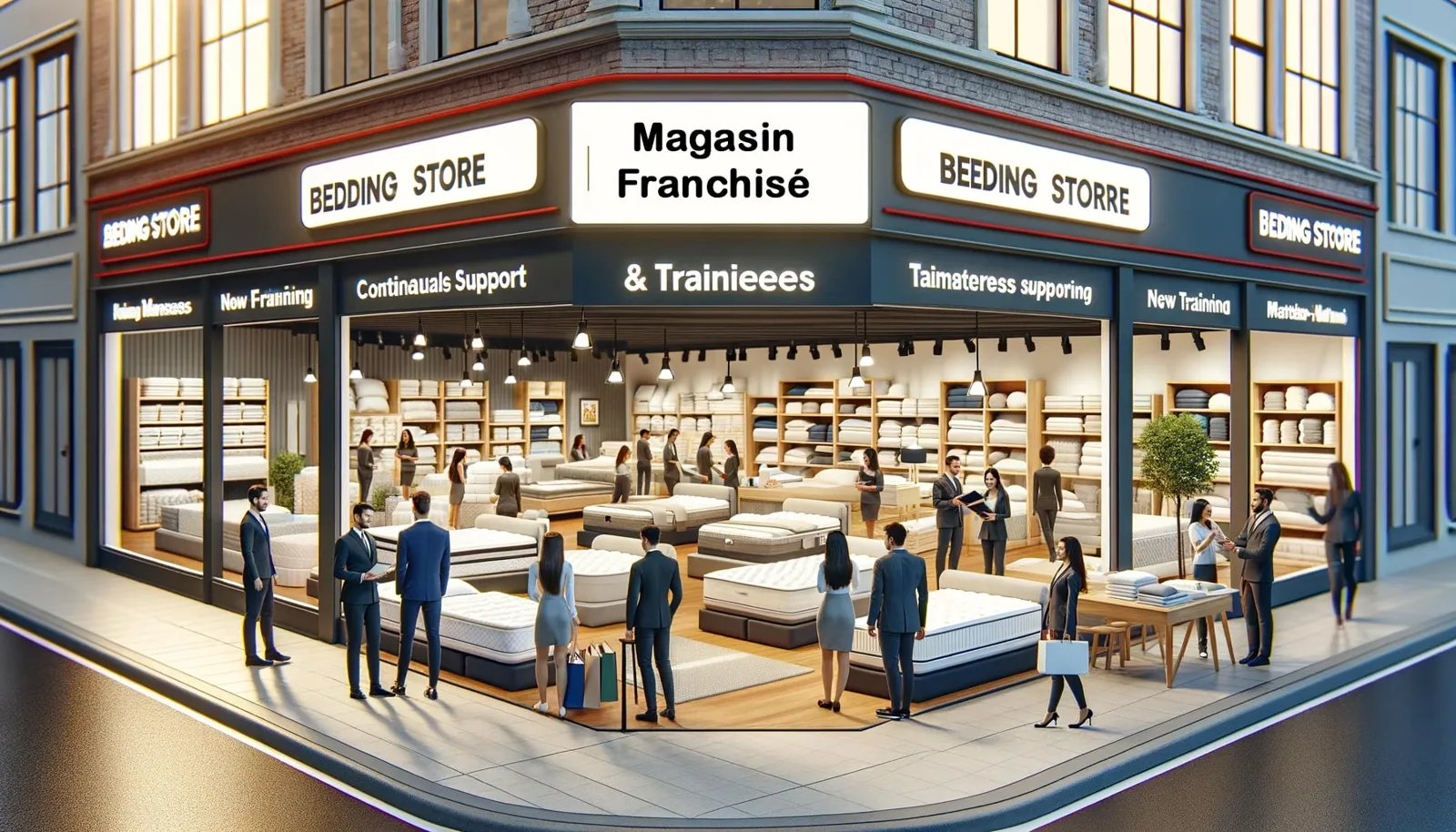 magasin de literie franchise