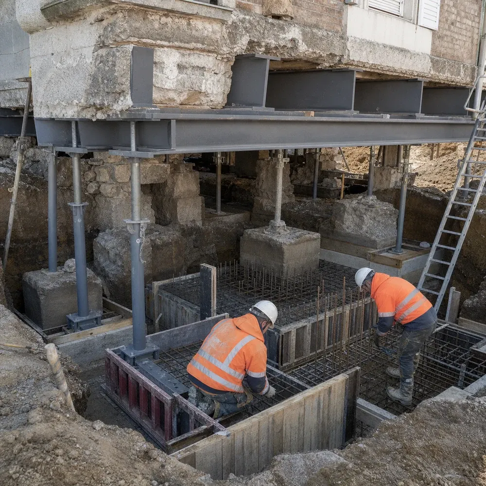 reprise sous-oeuvre chantier