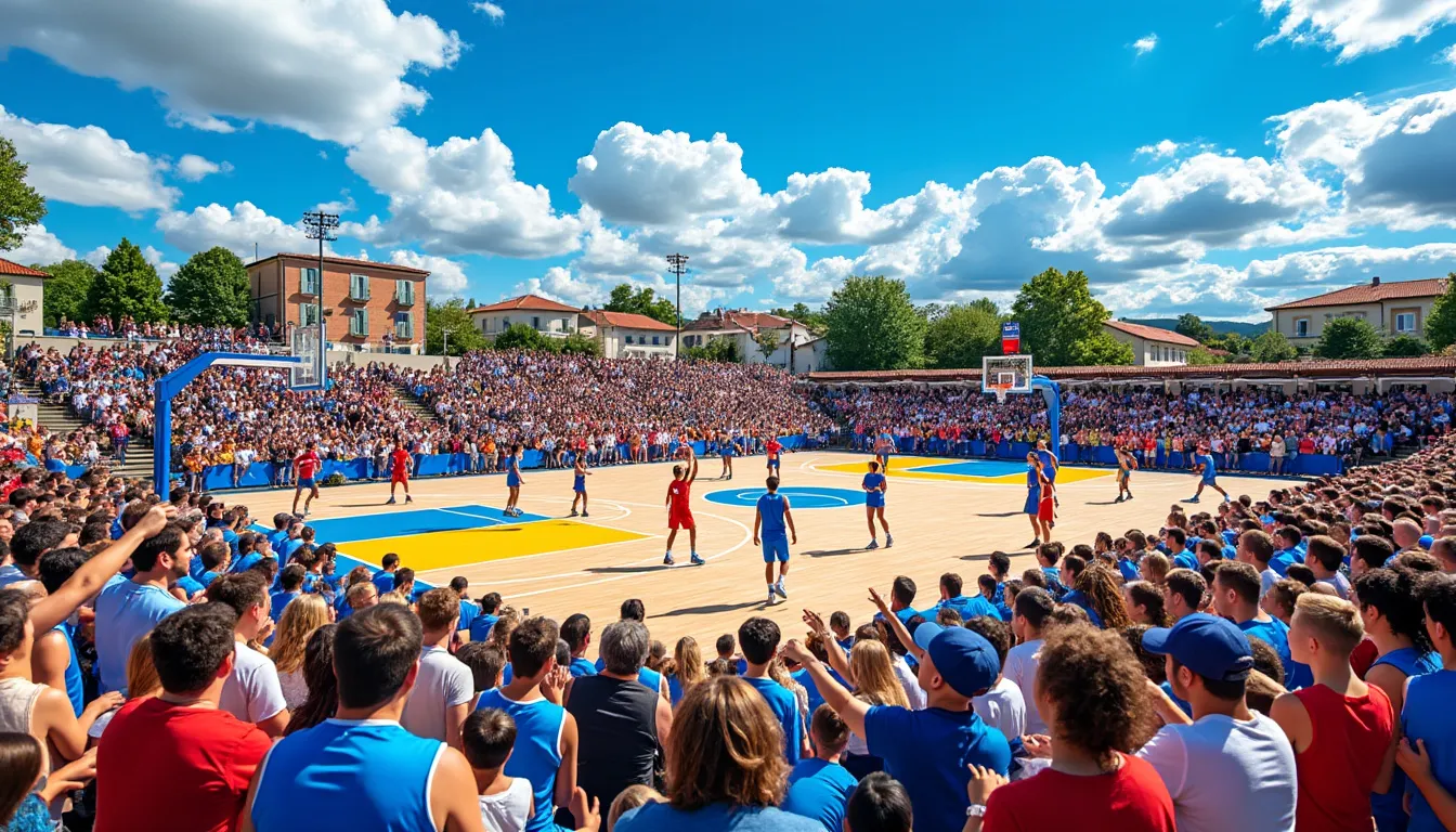 participez au premier tournoi de basketball d'entreprise de saint-christophe-vallon ! avec dix équipes en compétition, cet événement promet des rencontres passionnantes et un esprit d'équipe exaltant. rejoignez-nous pour vivre des moments inoubliables sur le terrain.