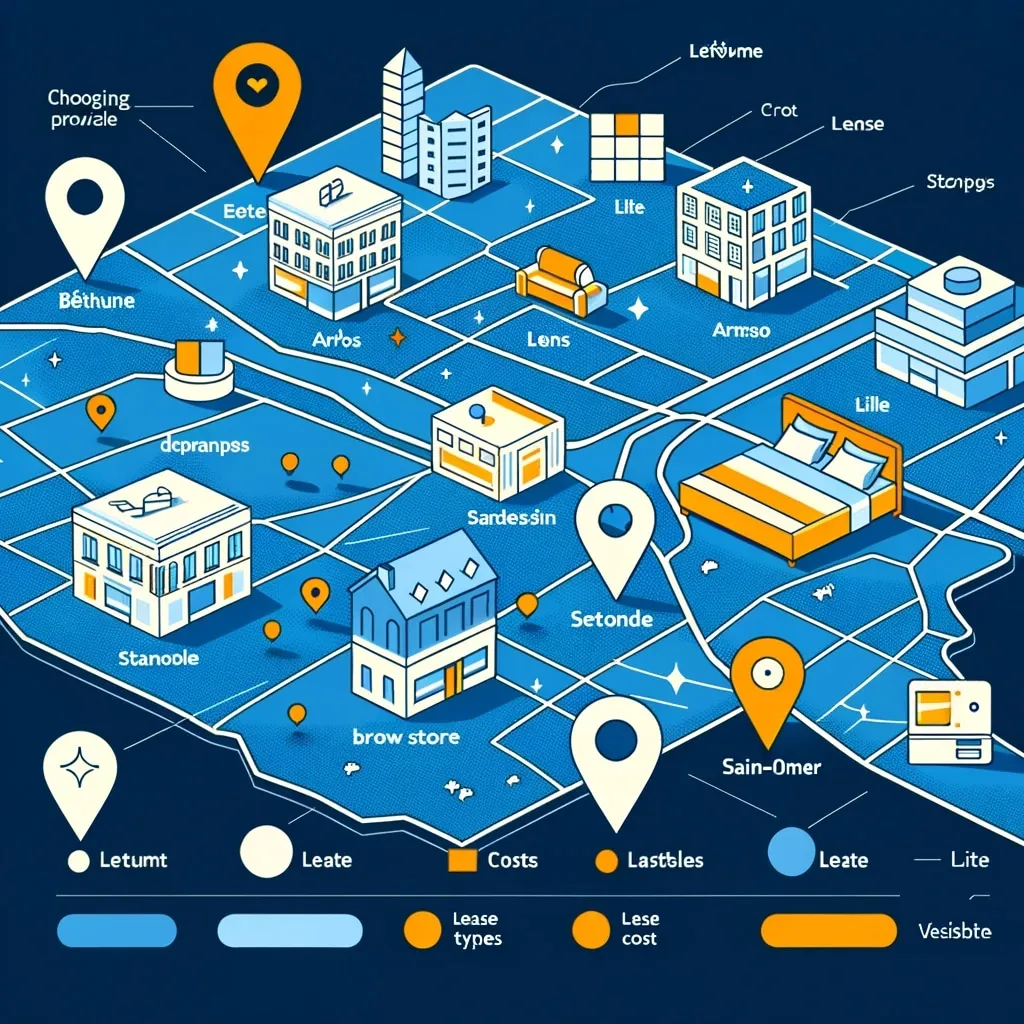 trouver un emplacement pour un magasin de literie