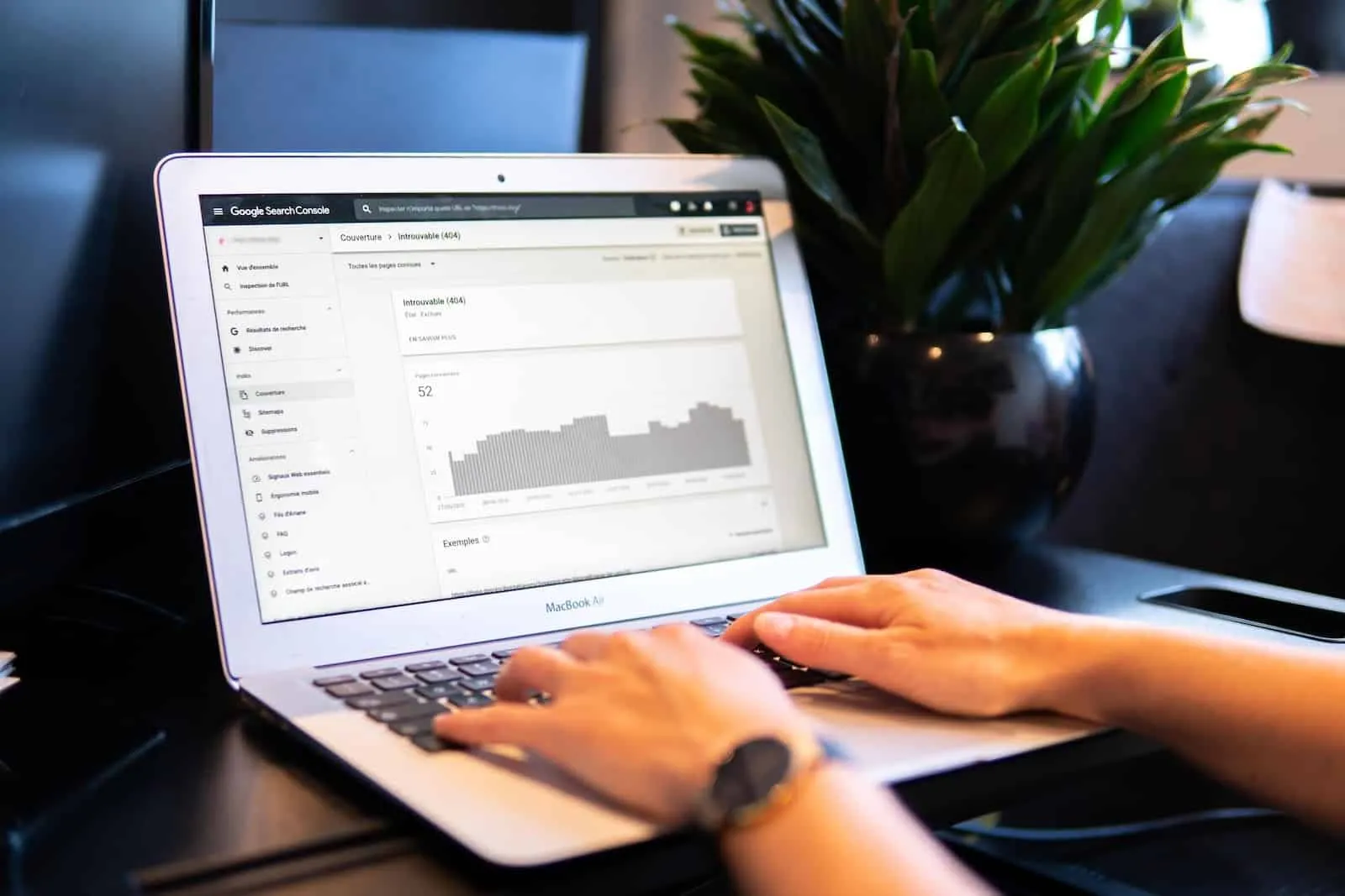 Un outil comme la Google Search Console