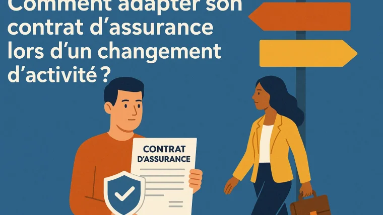 adapter contrat assurance changement activite