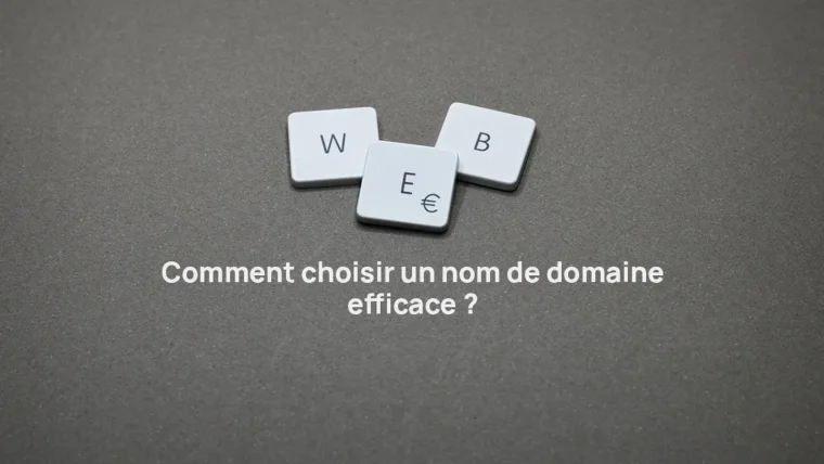 choisir un nom de domaine efficace