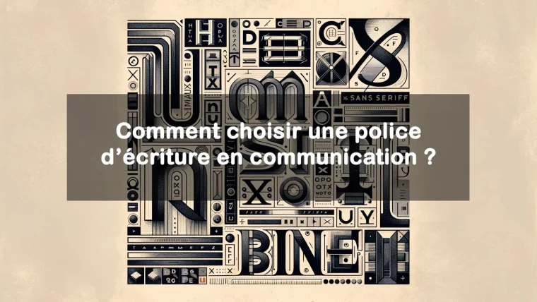 choisir une police d’écriture en communication