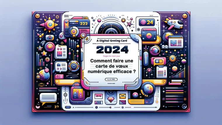 carte de vœux numérique efficace