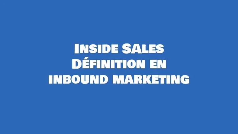 inside sales dedinition marketing