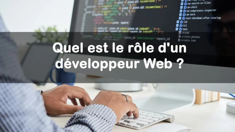 rôle du développeur web