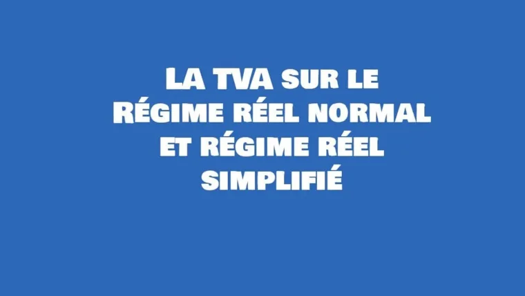 regime reel simplifie et reel normal