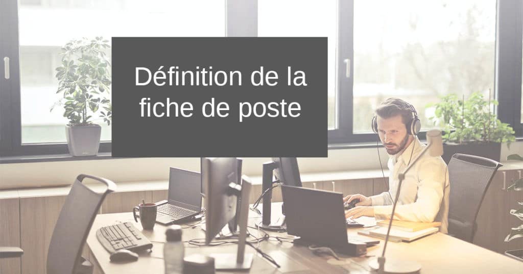 definition de la fiche de poste en rh