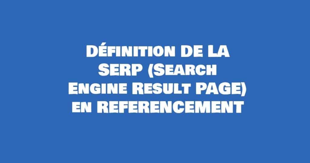 serp definition