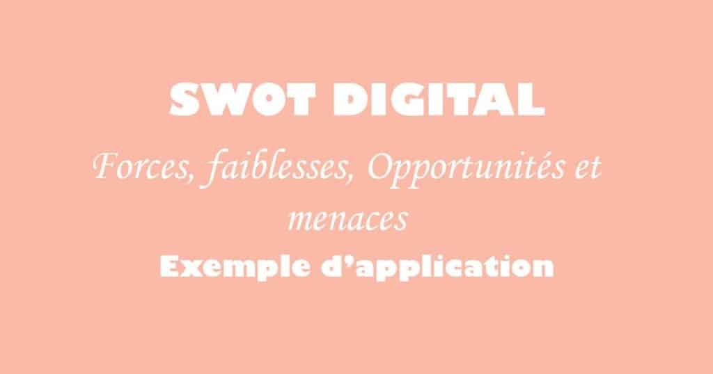 swot digital exemple