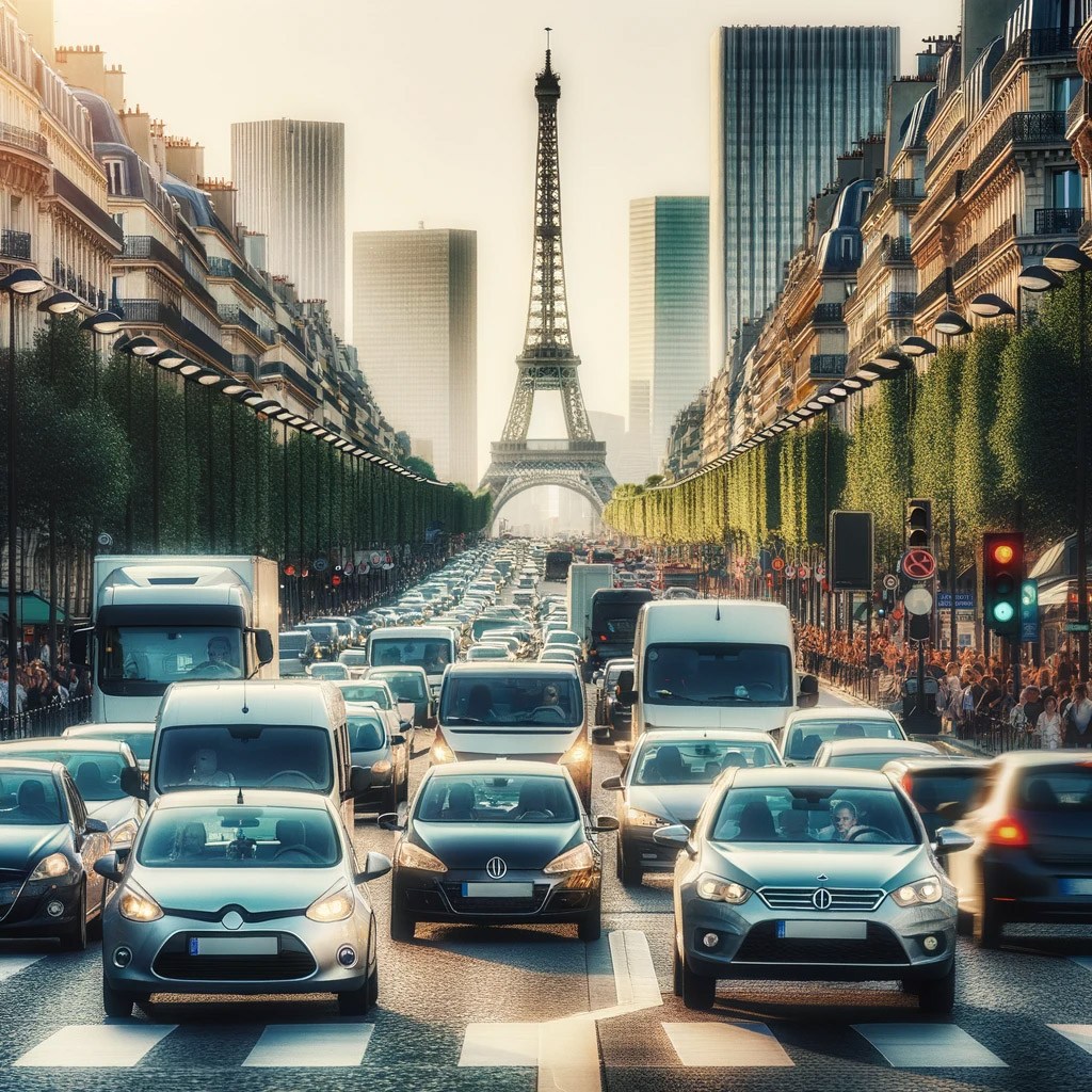 zone et stationnement de la voiture