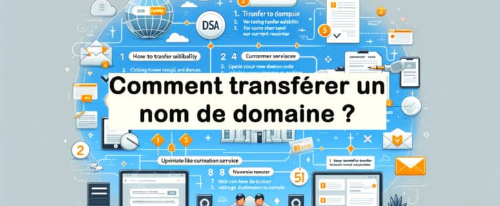 Comment transférer un nom de domaine ? Les 7 étapes