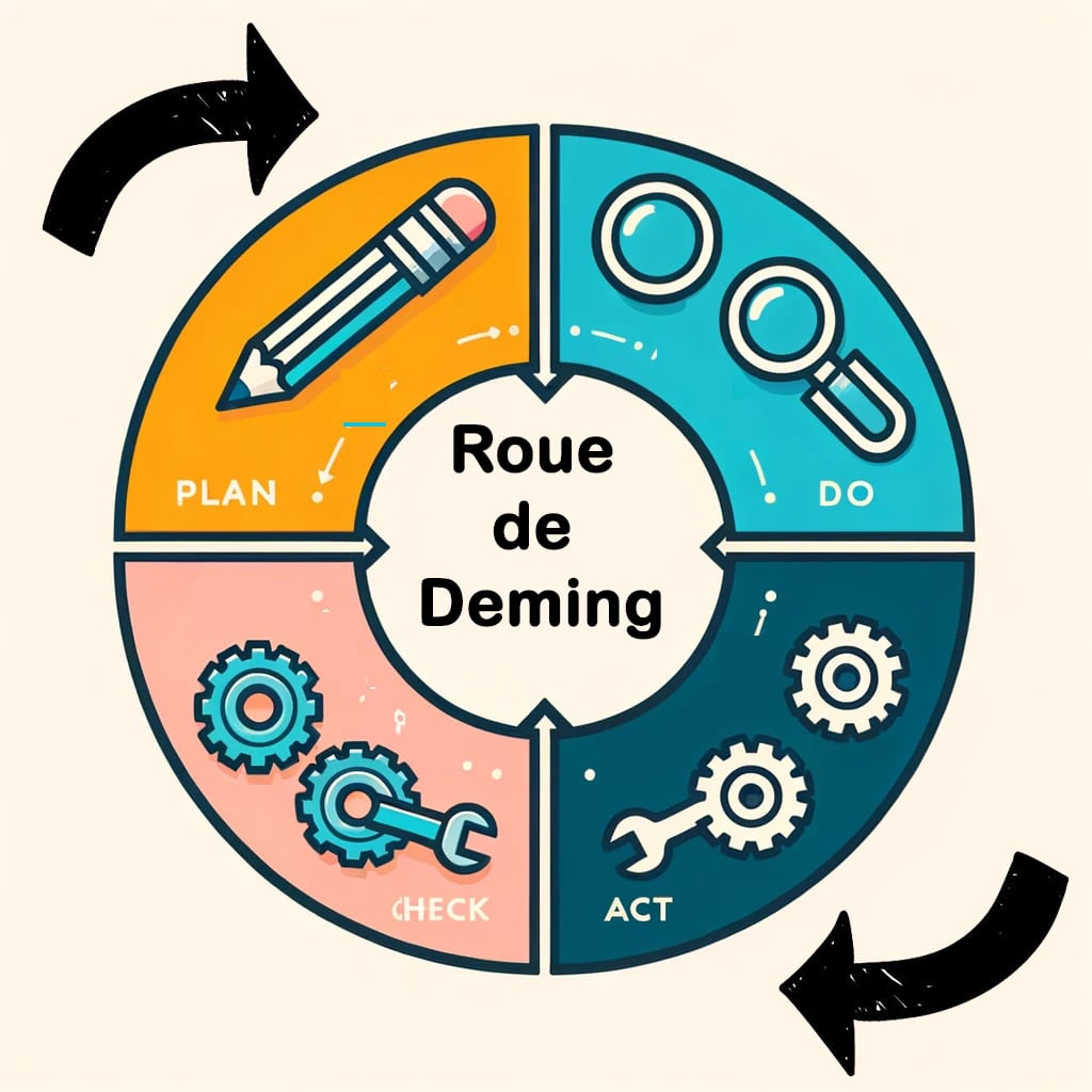 Roue de Deming PDCA