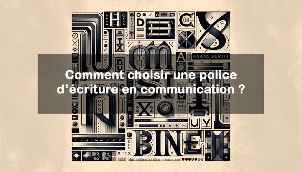 choisir une police d’écriture en communication