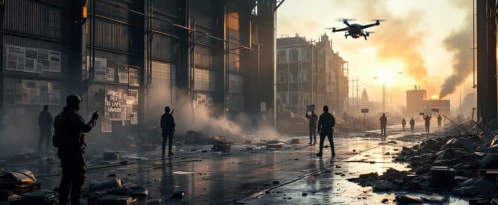 Rhône : Une entreprise critiquée pour ses livraisons de stations filaires de drones en Russie dans le contexte de la guerre en Ukraine
