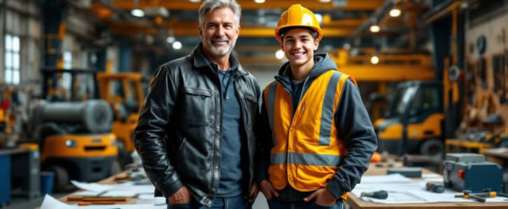 Un père et son fils unissent leurs forces pour créer une entreprise de levage hors du commun