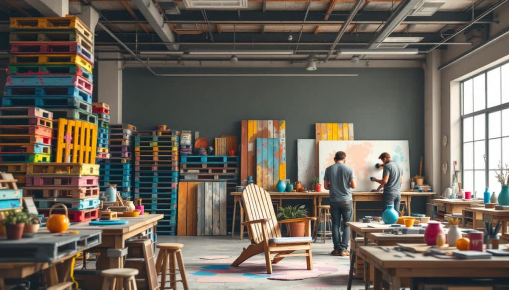 découvrez comment une entreprise innovante transforme des palettes usagées en produits durables et créatifs, révélant un potentiel de développement prometteur pour l'environnement et l'économie.