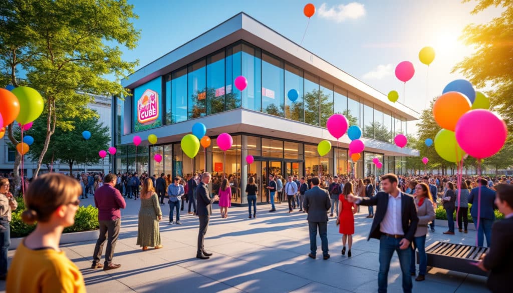découvrez les temps forts de l'inauguration de fun cube dans ses nouveaux bureaux sur la place saint-antoine à pont-à-mousson, avec des images captivantes qui témoignent de cet événement marquant.