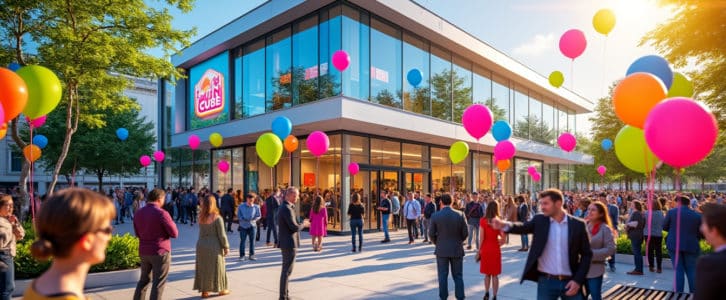 Images de l’inauguration : Fun Cube s’installe dans ses nouveaux bureaux sur la place Saint-Antoine à Pont-à-Mousson