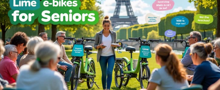 Lime s’engage à sensibiliser les seniors de Paris sur l’utilisation sécurisée des vélos électriques, malgré leurs inquiétudes face aux dangers potentiels.