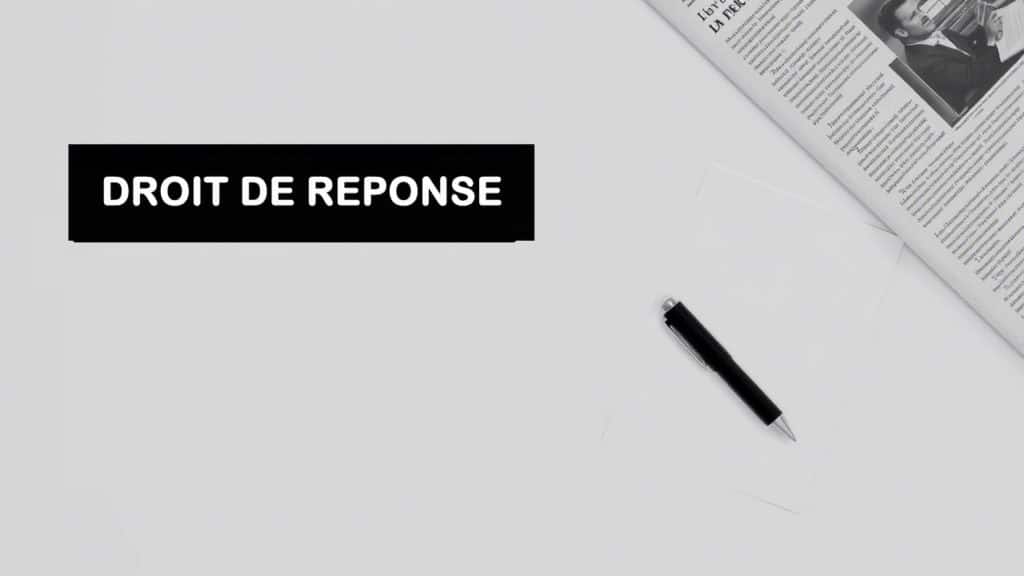 droit de reponse