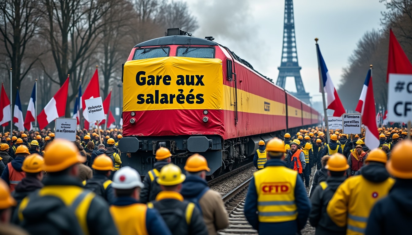 découvrez les dernières nouvelles sur la grève à la sncf, où le pdg annonce un service minimum pour le week-end à venir, avec 90 % des trains maintenus en circulation. restez informé des mesures prises pour assurer vos déplacements.